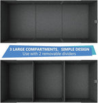 MIU COLOR Trunk Organizer for Car, Car Organizer, Sturdy Trunk Organizer for SUV, Non-Slip Bottom, Storage Organizer for Sedans, Van, Jeep, Grocery, Large 3 Compartments, Floral 32"×13"×10.6"