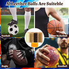 Didaey 5 Pcs Football Prep Kit for Improved Tack Leather Football Conditioning Brush and Wax Set for Youth Adult Training Leather Bowling Ball Sneaker Maintenance