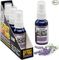 Scent Bomb Air Freshener Spray, Long-Lasting Odor Eliminator - Effective Deodorizer for Home & Car, Fresh Room Spray for Kitchen, Bathroom & Smell Neutralizer - 1 oz Pack of 4, Lavender Scent