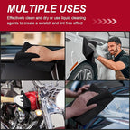 Oudain 200 Pcs Microfiber Cleaning Cloth 16x16 Inch Microfiber Towels for Car Ultra Absorbent Cleaning Rags Reusable Lint Free Streak Free Detailing Towel for Car Washing Drying Dusting (Black)
