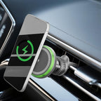 VICTORY & GIFT for 15w MagSafe Car Charger, Magnetic Wireless Car Charger, for MagSafe Car Mount Air Vent/Dashboard Car Phone Holder with 360° Adjustable Aluminum Arm