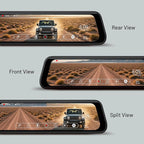 Stinger Ford Bronco (2020+) 9.66” 4K UHD Touchscreen Digital Rear View Mirror Monitor & 4K Front Dashcam, 2K Back Up Camera, Anti-Glare Night Vision, Built-in DVR w/ 64GB SD Card, Impact Detection