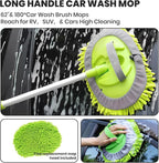 Car Detailing Kit Exterior, Car Wash Brush Kit with Long Handle 10pcs Set, Car Windshield Cleaner, Professional Car Care kits, Car Detailing Brush Set, Car Cleaning Drill Brush Kit with Extension Pole
