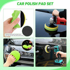 Nilight 27PCS Car Detailing Kit Auto Cleaning Tools Wash Set with Storage Carry Bag Home Use for Interior Exterior Deep Clean Polish Car Care Windshield Dashboard Seat Air Vents Wheels Tires, Green