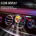 Maicican 12PCS Customizable Car Air Freshener Vent Clip, Pop Singer Album Cover Record Player Shape, Music Lover Gifts. (customization)