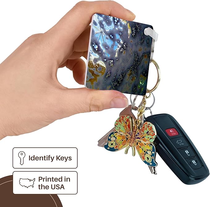 3dRose, Images of a car wash in action from inside the car made metal, Key Chain