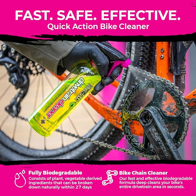 Muc-Off Nano Tech Bike Cleaner 1L | Biodegradable Formula, Safe on Carbon Fibre and All Surfaces | Breaks Down Dirt on a Molecular Level