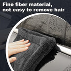 2-Pack Car Drying Towel (28" x 36"),1500 GSM Double Sided Microfiber Towels for Cars,Trucks, SUV.Highly Absorbent,Leaving no Marks,no Shedding,Easy to Clean