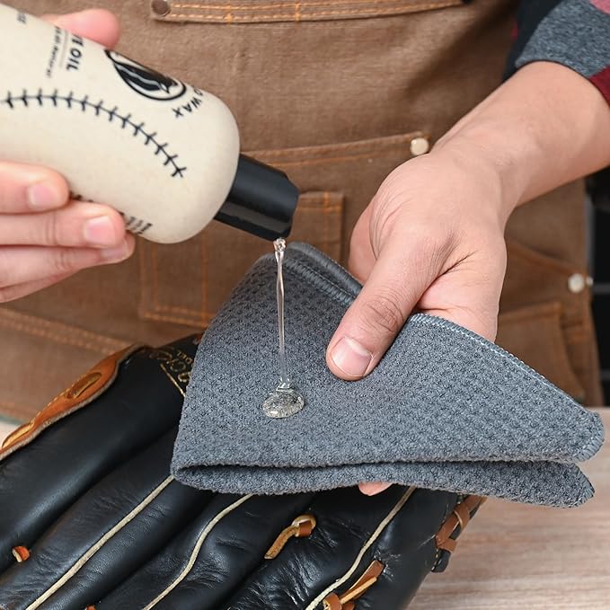Rhino Wax - Baseball Glove Conditioner Kits - Clean, Condition, and Maintain Your Baseball Glove with one of Our 3 Maintenance Kits - Protect Your Mitts - Proudly Made in USA (Not China)