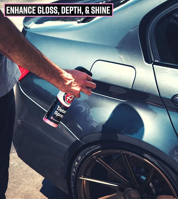Adam’s Detail Spray Collection Kit – Quick Waterless Car Detailer Spray + 1 Gallon Refill - Gloss Enhancer, Dust & Light Dirt Remover - Complete Car Detailing Bundle