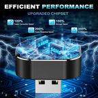 2-in-1 Wireless CarPlay Adapter for Apple iPhone & Android Auto - Wired CarPlay to Wireless Device, T-Shaped for Car USB Plug and Play Auto Reconnect, Auto-Connect, No Delay [2026 Upgraded]