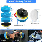 29Pcs Car Detailing Brush Set, Car Detailing Kit, Auto Detail Supplies Tools With Wheel Drill Brush Set, Car Cleaning Kit, Car Polishing Kit, Car Wash Kit for Tires, Wheels, Interior & Exterior