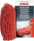 SONAX Microfiber Wash Sponge – Scratch-Free Car Wash Sponge, Ultra-Soft Microfiber, High Suds Absorption, Safe for Paint & Clear Coat