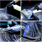 Clay Towel 2 Pack Auto Detailing 12"x12" Chamois for Car Fine Grade Microfiber Clay Bar Alternative