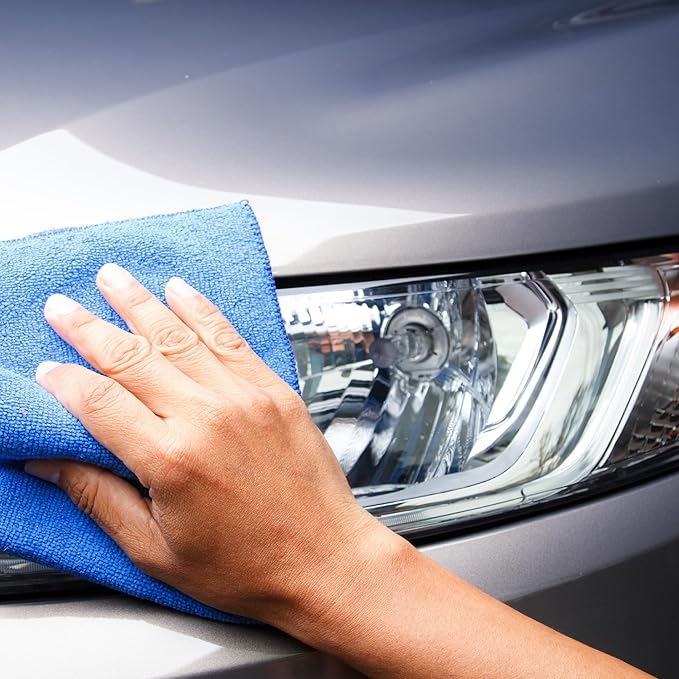 Formula 1 Super Dry Microfiber Drying Towel - Double Thick & Quick Dry - Extra Large - 24" x 24"