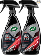Turtle Wax ICE Seal N Shine, Car Wax Sealant, High Gloss Shine, Insane Water Beading and Durable Paint Protection, Carnauba Wax Infused, For Paint, Wheels, Glass, Plastics and More, 16oz (Pack of 2)