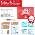 Swiss Safe 2-in-1 First Aid Kit for Car, Travel, Home, & Business – Includes Bonus Mini Kit for Medical Emergencies, Camping & Outdoor Survival – 348 Pieces, Large Hardcase, Pack of 2