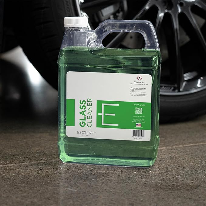 ESOTERIC Glass Cleaner Spray | Car Window Cleaner | Tint Safe Window Cleaner For Car | Crystal Clear Glass | Streak Free Auto Glass Cleaner | Car Detailing Supplies