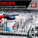 Adam's Polishes Standard Foam Gun & Car Shampoo Bundle - Car Wash Foaming Sprayer for Garden Hose | Mix with Car Soap & Water & No Pressure Washer Required | Premium Grade Auto Detailing Tool