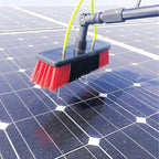Window Cleaning Telescopic Pole, Water Fed Extendable Brush for Conservatory Roof Cleaning Photovoltaic Panel Cleaning/Window Clean (9m/29.52ft 30Cm Brush Head)