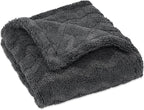LIVOS Car Drying Towel, Premium Microfiber Towels for Cars, 1000GSM, Edgeless Twisted Loop Design, No Streaks, Scratches, or Water Spot, Absorbent Wash Towel, 18" x 24" (Wave Grey)