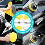 ALFLOD 30Pcs Car Detailing Kit, Car Wash Cleaning Kit, Auto Detailing Drill Brush Set, Car Cleaning Gel, Car Cleaning Supplies for Interior, Exterior, Wheels, Windows
