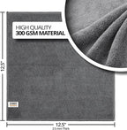CERAKOTE Microfiber Towels (12 Pack) - Cleaning and Application Towels Durable Microfiber Material - 300 GSM Lint-Free Towel - Ideal for Cars, Home, Shop and Office Cleaning