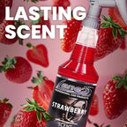 Lane's Premium Car Air Fresheners - Strawberry Scent Water Based - 16oz Eliminate Bad Odors of Pet & Food From Car Interior Leather, Carpet, Upholstery Great For Cars, Trucks, SUVs, RVs & More