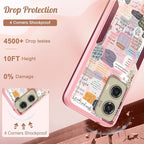 for Moto G Stylus 5G 2024 Case - Compatible with MagSafe Women Girls Cute Magnetic Phone Cover Girly Kawaii Unique Pretty Heavy Duty Shockproof Design for Motorola Moto G Stylus 5G 2024 Cases
