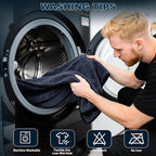 4PCS Car Drying Towel Microfiber Detailing Kit - 36x24 in Car Towels Cleaning Supplies, Reusable Shammy Quick Dry Cloth for Carwash, for Auto, Boat, RV, Garage & Home, Scratch-Safe Absorbent Cleaning