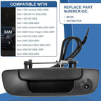 Tailgate Handle Backup Camera Fit for Dodge RAM 1500 2500 3500 2002-2008 Tailgate Reversing Rear View Park Assist Camera RCA Plug Replaces 55276237AA