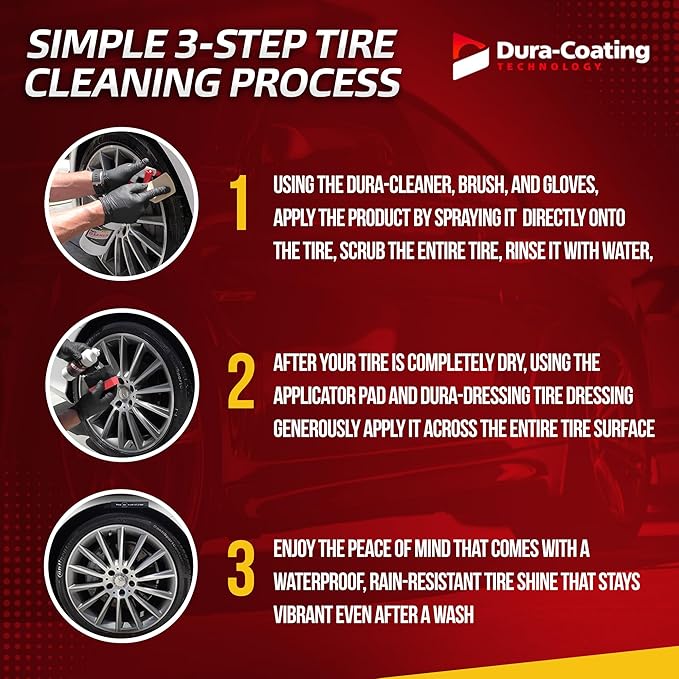 Dura-Dressing Total Tire Kit XL (2-3 Cars/1 Large Truck)