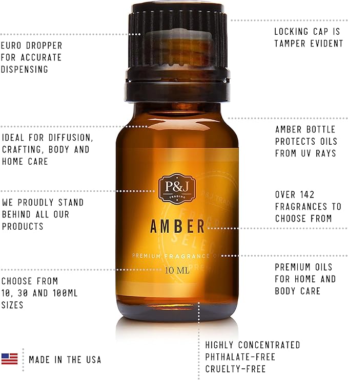 P&J Trading Fragrance Oil | Plumeria Oil 30ml - Candle Scents for Candle Making, Freshie Scents, Soap Making Supplies, Diffuser Oil Scents