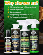 Kingvo Ceramic Spray Coating for Cars, Ceramic Coating Wax Spray,Clear Coat for Car Graphene-Shine Extremely Hydrophobic Automotive Care Polishing Kit,10 OZ