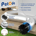 PetOde 32 Feet Dryer Vent Cleaner Kit, Enhanced Flexible Quick Snap Brush with Drill Attachment for Effective Cleaning, 360 Degree Rotation Without Loosening, Use with or Without a Power Drill