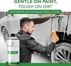 Honest Wash Car Wash Soap High Sudsing Concentrated Formula for Dirt and Grease Removal | Safe for All Vehicle Surfaces | Adjustable Dilution Ratios | Made in the USA (32oz)