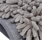 Amazon Basics Absorbent Microfiber Car Wash Drying Mitts, 2 Pack, Gray, 10.44" L x 9.06" W