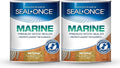 SEAL-ONCE Marine Ready Mix - 2 Gallon Penetrating Wood Sealer Waterproofer & Stain (Natural). Water-Based, Ultra-Low VOC Formula for high-Moisture Areas to Protect Wood Docks, Decks & Piers.