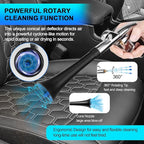 2 Nozzles Air Cleaning Gun, Dry Cleaning Gun Quickly Blasts Dust, Dirt and Grime from Surface, Dryer Air Blow Gun Works with Air Compressor, Car Detailing Tool for Interiors Exteriors Deeply Cleaning