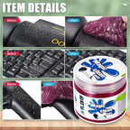 Auto Dynasty Car Cleaning Gel 5 Pack, Car Detailing Kit Cleaner Slime Putty Jelly, Car Interior Air Vent Dust Cleaner for Camera and Keyboard, Auto Detailing Tools Gifts for Men Women