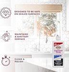 HOPE'S Countertop Restoration Polish, Streak-Free Kitchen Counter Cleaner, No Buildup on Countertops, Quartz, Marble, Corian, Composite, and Granite Polish, 8 Fl Oz, Pack of 4