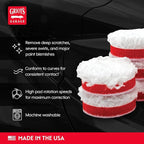 Griot's Garage BOSS 1” Microfiber Pads for Car Polishing and Detailing, Buffing Pads for Moderate and Severe Scratch Removal, Set of 6