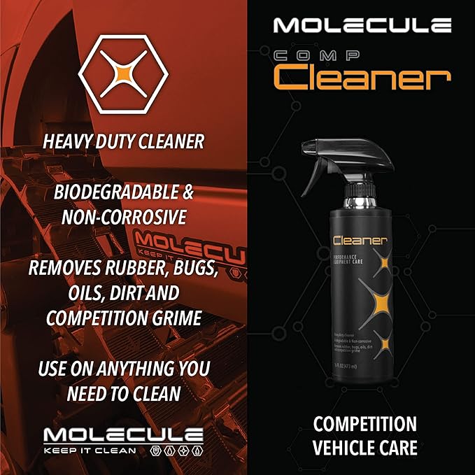 Molecule Competition Cleaner | Premium Vehicle Care | Heavy-Duty Car Cleaning Spray for Detailing Kits & Automotive Accessories | Removes Oil, Rubber & Grime | Interior & Exterior Safe | 1 Gallon