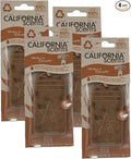 California Scents Hanging 3D Paper: Natural, Environmentally Friendly Car Freshener with Recycled Materials and Strong Odor Eliminator for Automotive Air Freshening (Vanilla Escape, 4 Packs)