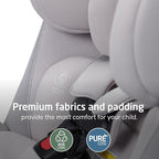 Maxi-Cosi Pria Max 3-in-1 Convertible Car Seat, Infant to Toddler Car Seat, ClipQuick Magnetic Chest Clip, Quick-Install Latch, Machine-Washable Cover, 5-100 lbs, Oyster Shell