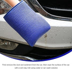 2 PCS Clay Mitt, Scratch-Free Microfiber Clay Bar Alternative Mitt Car Detailing Glove, Car Cleaning & Polishing Tool Clay Eraser Mitt for Paint Glass Wheels, Car Accessories (Blue)