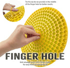 10.4" Heavy Duty Grit Trap (2-Pack) & Wash Mitt Kit - Premium Car Wash Bucket Filter Insert, Dirt Separator, Fits 3.5-5 Gallon (Yellow Kit)