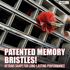Speed Master Wheel Brush (Speed Master Mini) | Easy Cleaning for Narrow Wheel Spokes, Grills, and Engine Bays | Memory Foam Bristles | Safe on All Wheel Types