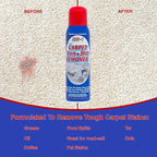 Carpet Spot Remover, Stain and Red wine Remover, and Spot Treatment for Oil, Grease, Urine, Cleaning Performance for Rugs, Upholstery, Fabrics Pack of 2