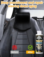 Kingvo Ceramic Spray Coating for Cars, Car Leather Conditioner Automotive Clear Coat Detail Spray Polishing Kit Leather Care Products